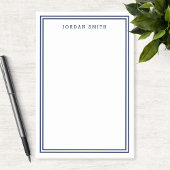 Post-it® Blanc avec moderne classique Double Marine Bleu Fr