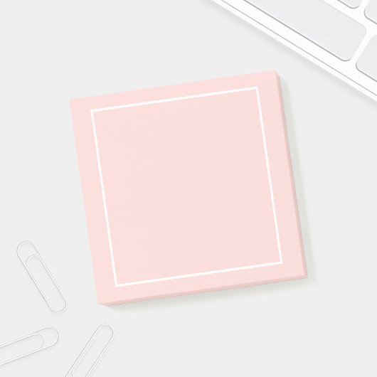 Post-it® Blanc blanc et rose