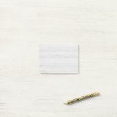 Post-it® Blanc Bois Minimal Chic Shabby (Sur un bureau)