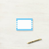 Post-it® Blanc moderne Grandes Bleu ciel (Sur un bureau)