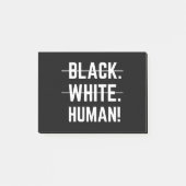 Post-it® Blanc noir (Devant)