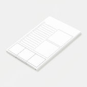 Post-it® Blanc pour faire des notes de Courrier-it® de (Incliné)