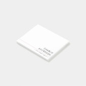 Post-it® Blanc professionnel moderne (Incliné)