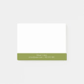 Post-it® Blanc Simple Professionnel (Devant)