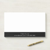 Post-it® Blanc Simple Professionnel (Sur un bureau)