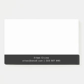 Post-it® Blanc Simple Professionnel (Devant)