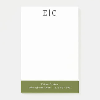 Post-it® Blanc Simple Professionnel