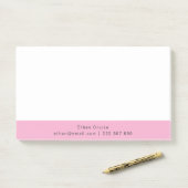 Post-it® Blanc Simple Professionnel (Sur un bureau)