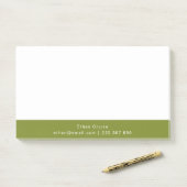 Post-it® Blanc Simple Professionnel (Sur un bureau)