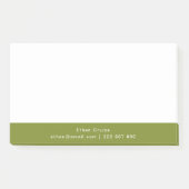 Post-it® Blanc Simple Professionnel (Devant)