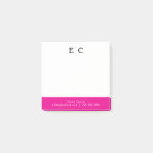 Post-it® Blanc Simple Professionnel (Devant)