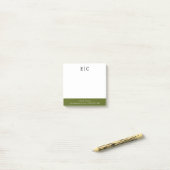 Post-it® Blanc Simple Professionnel (Sur un bureau)