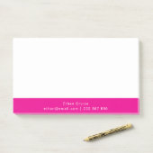 Post-it® Blanc Simple Professionnel (Sur un bureau)