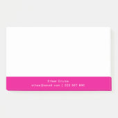 Post-it® Blanc Simple Professionnel (Devant)