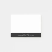 Post-it® Blanc Simple Professionnel (Devant)
