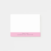 Post-it® Blanc Simple Professionnel (Devant)