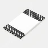 Post-it® Blanc sur noir Diamant Design (Incliné)