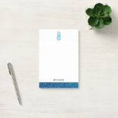Post-it® Blanc + Turquoise Parties scintillant Ananas & Bor (Bureau)