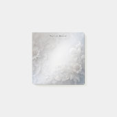 Post-it® Blancs fleuris billet il notes (Devant)