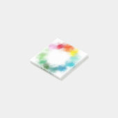 Post-it® Blank Elegant Moderne Modèle Personnalisé Art Abst (Incliné)