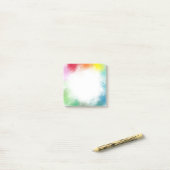 Post-it® Blank Elegant Moderne Modèle Personnalisé Art Abst (Sur un bureau)