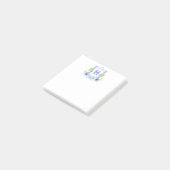 Post-it® Blason Monogramme d'Arbre de Citron à l'Aquarelle (Incliné)