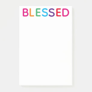 Post-it® Blessé brillant multicolore 4 x 6