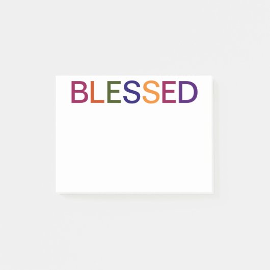 Post-it® Blessé multicolore (Devant)