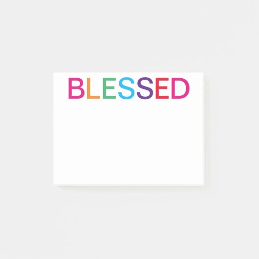 Post-it® Blessé multicolore (Devant)