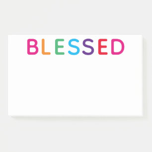 Post-it® Blessed Bright Multicolored 10 x 6