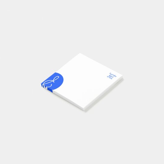 Post-it® & bleu (Incliné)