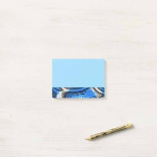 Post-it® Bleu atomique (Sur un bureau)