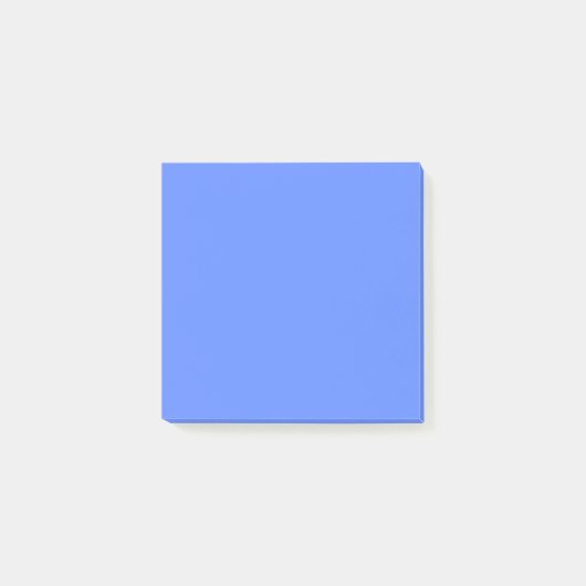 Post-it® Bleu Barbeau Uni Simple (Devant)