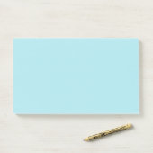 Post-it® Bleu Blizzard (couleur unie) (Sur un bureau)