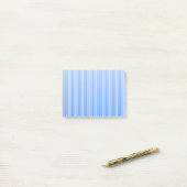 Post-it® Bleu bonbons rayures (Sur un bureau)