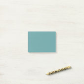 Post-it® Bleu Cadet Uni (Sur un bureau)