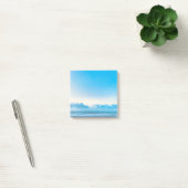 Post-it® Bleu Calm Beach Scène (Bureau)