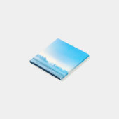 Post-it® Bleu Calm Beach Scène (Incliné)