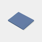 Post-it® Bleu Classique Uni Couleur Simple (Incliné)