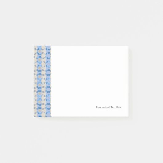 Post-it® Bleu courant Tan de Candystripe (Devant)