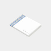 Post-it® Bleu courant Tan de Candystripe (Incliné)