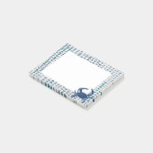 Post-it® Bleu Crabe Verre marin marine (Incliné)