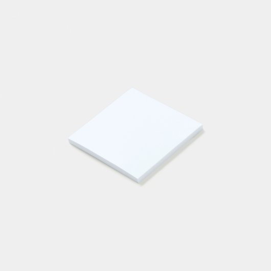 Post-it® Bleu d'Alice (couleur solide)  (Incliné)