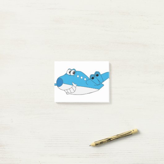 Post-it® Bleu de Billy (Sur un bureau)