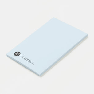 Post-it® Bleu de logo de Custom Your Company
