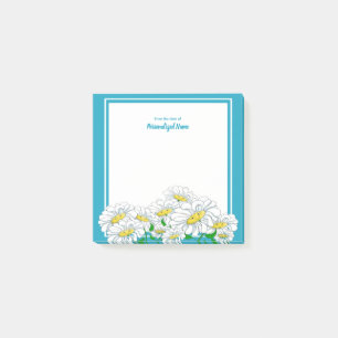 Post-it® Bleu de marguerite - Blanc