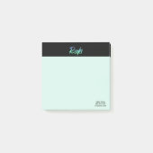 Post-it® Bleu de turquoise de Reiki de *~* et iridescent (Devant)