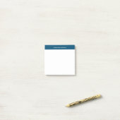 Post-it® Bleu et blanc (Sur un bureau)