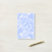 Post-it® Bleu et blanc chinés (Sur un bureau)