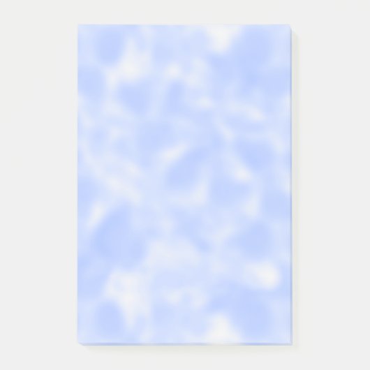 Post-it® Bleu et blanc chinés (Devant)
